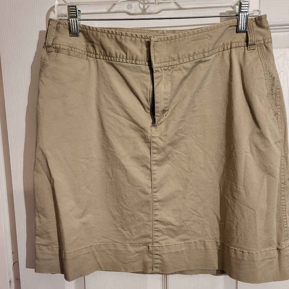 Merona khaki skirt size 8